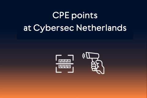 Earn CPE points while attending Cybersec Netherlands 2026